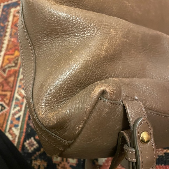 Lotuff Leather Sling Backpack in Clay - Picture 7 of 10